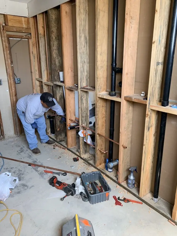 Commercial rough-in plumbing for Gas Line Repair in Buckeye
